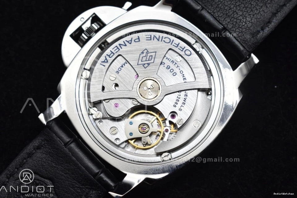 Best 42mm PAM1250 Gray 978 on Leather Dial Edition Due Luminor WaterResistant Strap Black P VSF 0502
